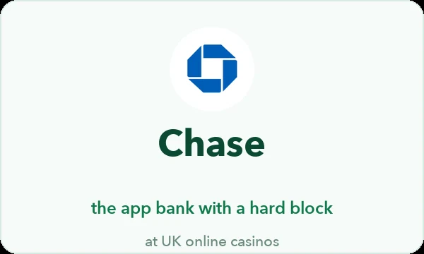 Chase casinos UK — the JPMorgan-owned app bank at UKGC cashiers