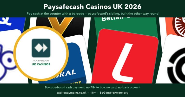 paysafecash casinos hero cascade